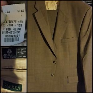 Mens suit jacket and slacks
